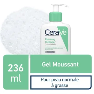 CeraVe Gel Moussant Nettoyant Peau Normale à Grasse | 236ml