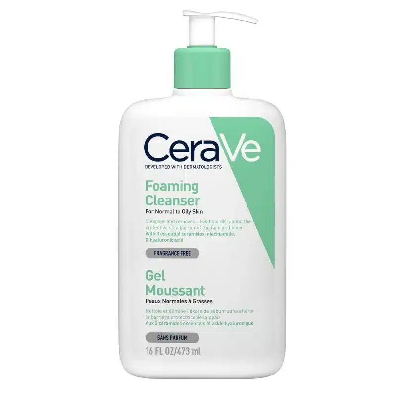 CeraVe Gel Moussant Nettoyant Peau Normale à Grasse 473ml 2