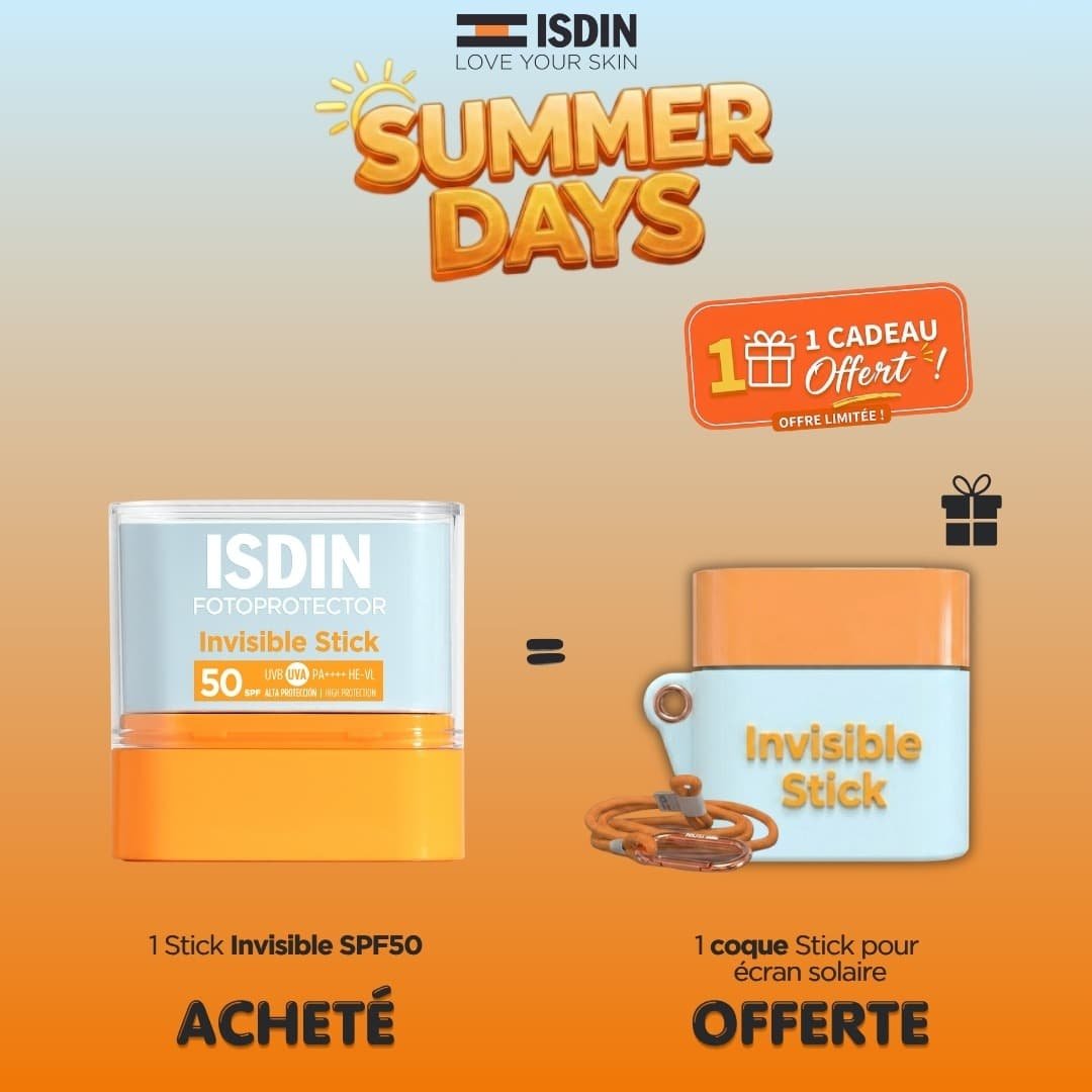 ISDIN Fotoprotecteur Invisible Stick SPF50 | 10G