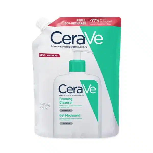 CeraVe Gel Moussant Visage – Éco-Recharge 473 ml