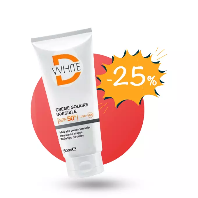 DWHITE CRÈME SOLAIRE INVISIBLE SPF50+/ 50ML