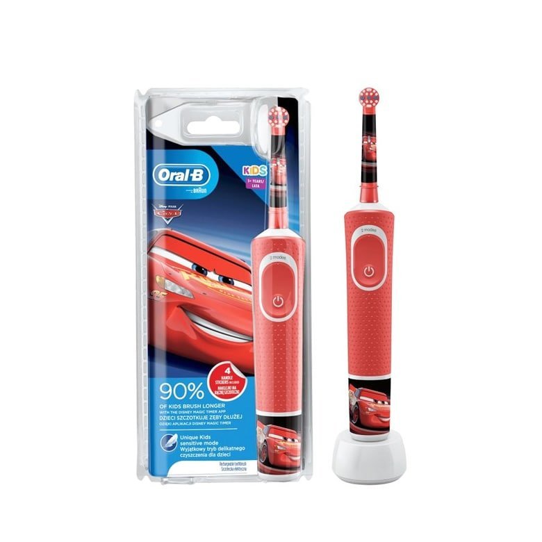 ORAL-B Brosse À Dent Rechargeable Cars Kids + 3 Ans