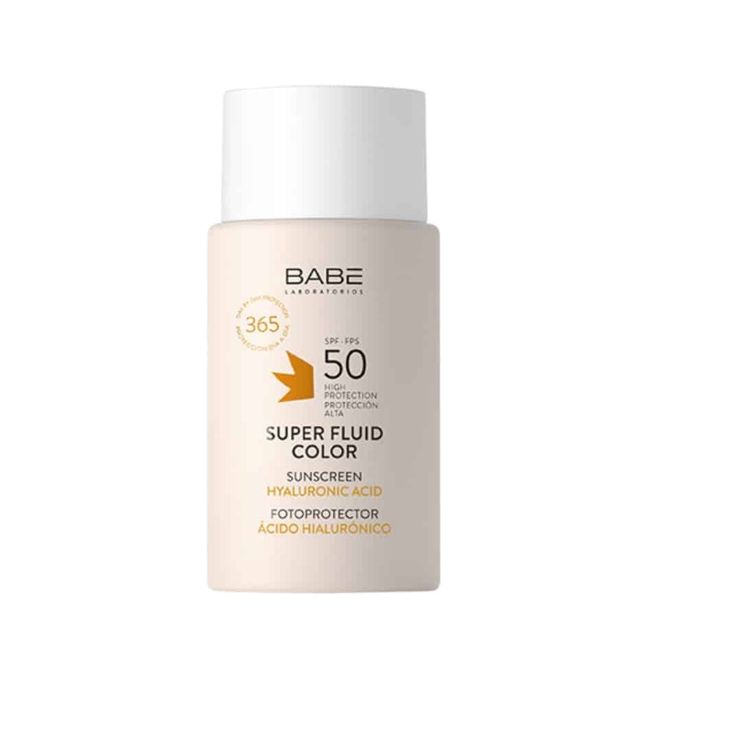 BABE FACIAL SUNSCREEN SUPER FLUID COLOR SPF50 50ML