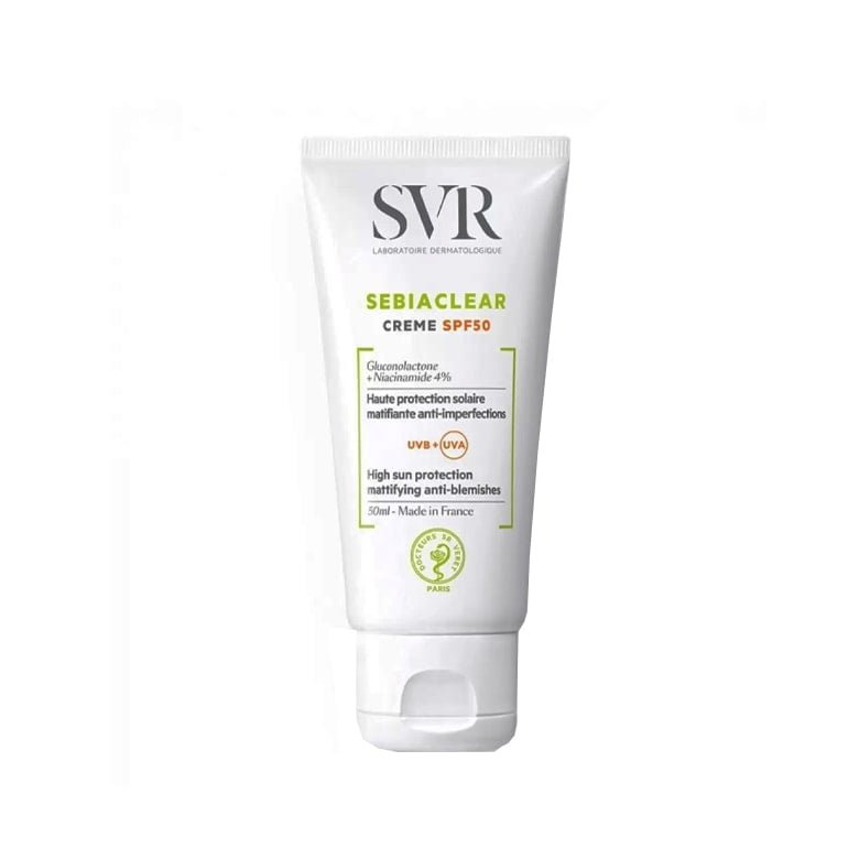 SVR Sebiaclear Crème Solaire Spf 50 Anti-imperfections 50ML