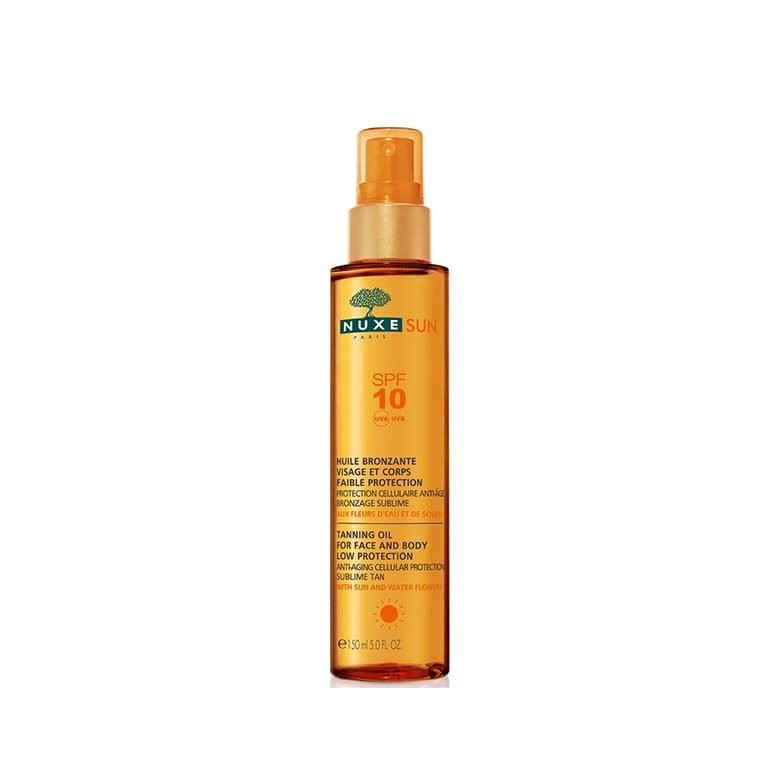 NUXE Sun Huile Bronzante Spf 10 Faible Protection 150ML