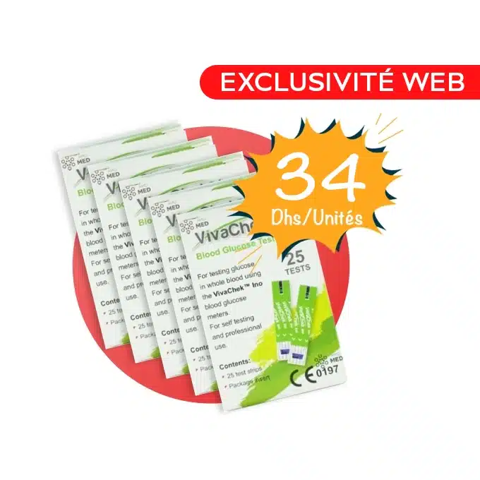 Bandelettes VIVACHEK à 34 dhs par Unité pour l'Achat de 5 Paquets