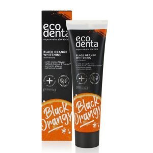 ECODENTA Black Whitening au Charbon Actif & Orange