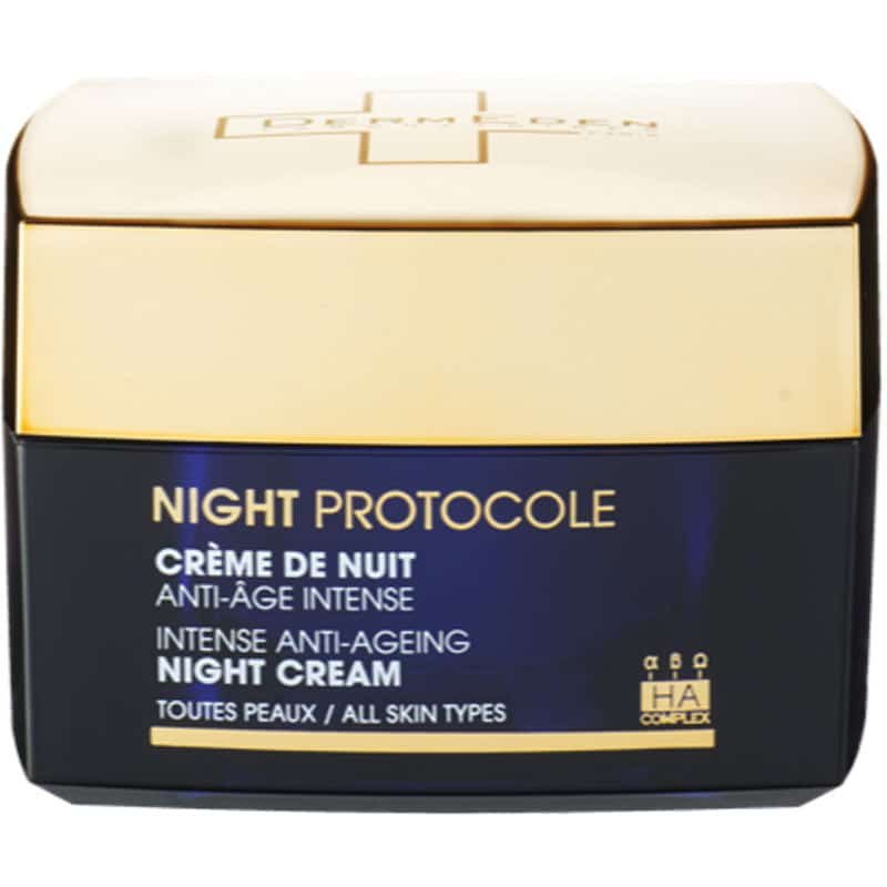 DERMEDEN - Crème de nuit soin de visage anti-âge