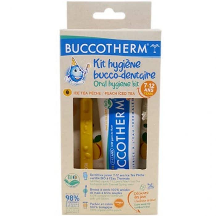 BUCCOTHERM DENTIFRICE KIT-ENFANT 7-12 ANS 50 ML BIO, GOÛT PÊCHE