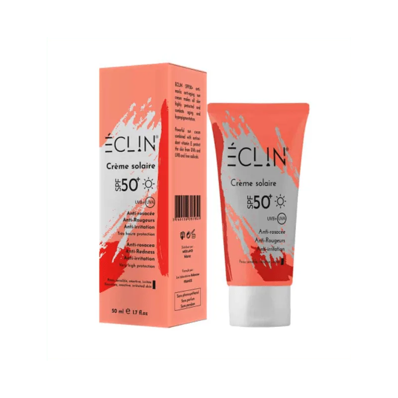 ECLIN crème solaire spf 50+ anti rougeurs | 50 ml