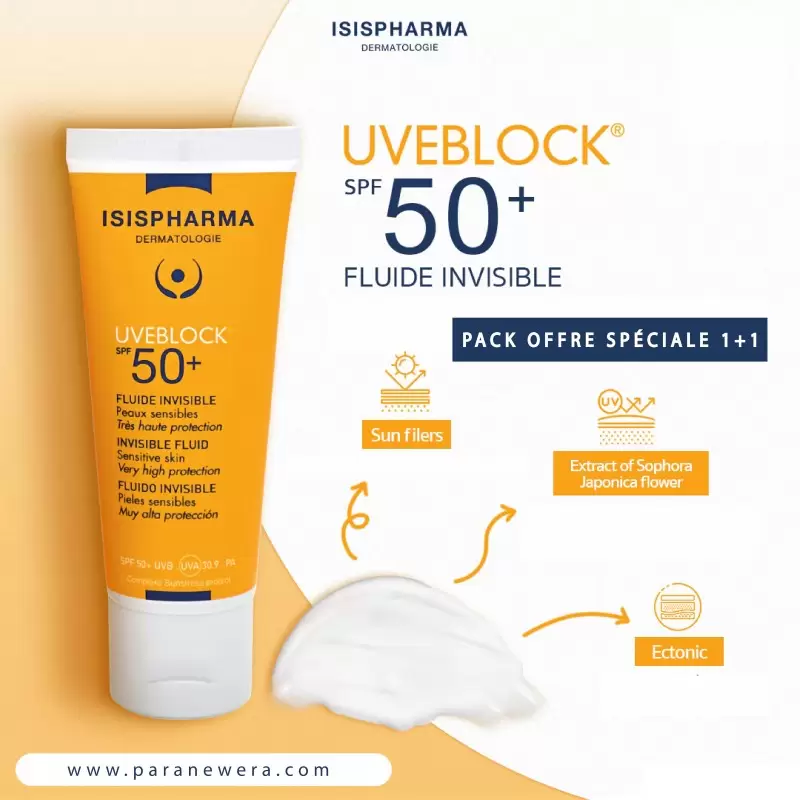 ISISPHARMA PACK UVEBLOCK 50 fluide invisible spf 50+ | 40 ml