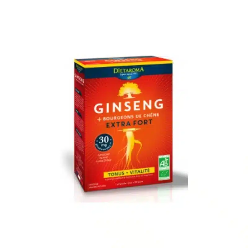 DIETAROMA Ginseng Extra Fort Boîte de 20 ampoules