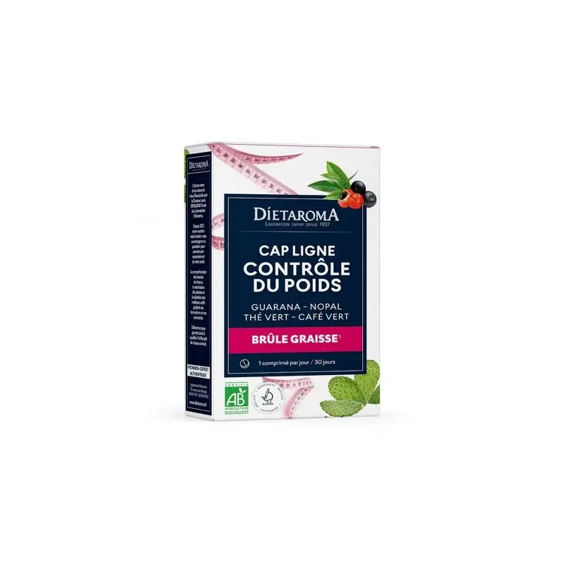 Dietaroma Cap Ligne Brûle-graisse & Contrôle du poids BIO | 30 comprimés