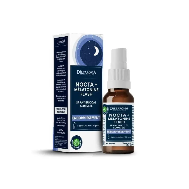 Dietaroma NOCTA+ Mélatonine Flash Spray | 30 ml