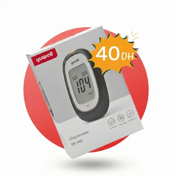 Yuwell Glucomètre GK 660 – Lecteur de glycémie précis et rapide