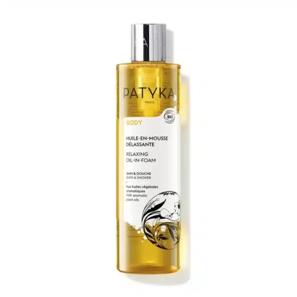 PATYKA Huile-en-Mousse Délassante Corps – Nettoyant Nourrissant & Relaxant | 200 ml