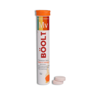 BÖOLT® MV – Présentoir Vitamines & Minéraux Effervescents 12 Piéces