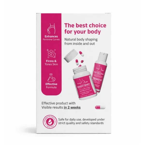 BODY FULL BOOST BODY CAPSULES & NATURAL BODY CREAM