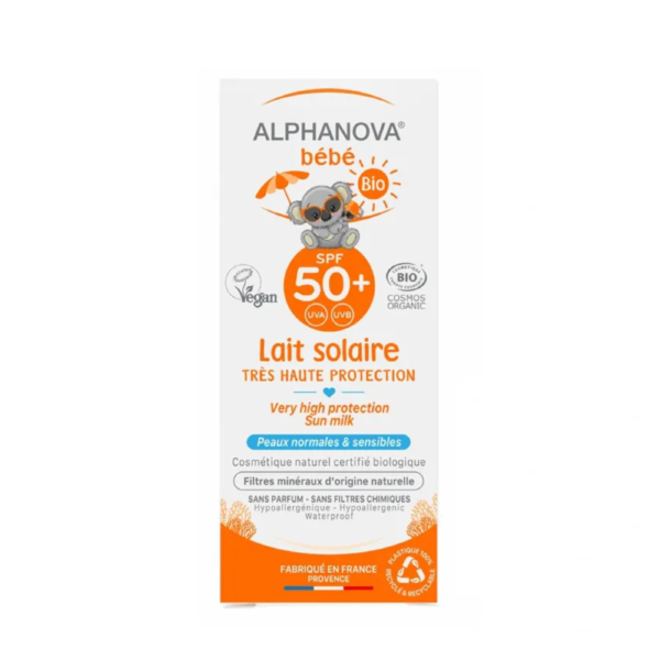 ALPHANOVA BEBE LAIT SOLAIRE SPF50+