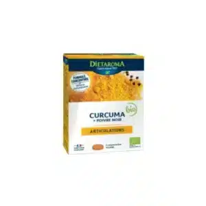 DIETAROMA Curcuma & Poivre Noir Bio | 60 Comprimés