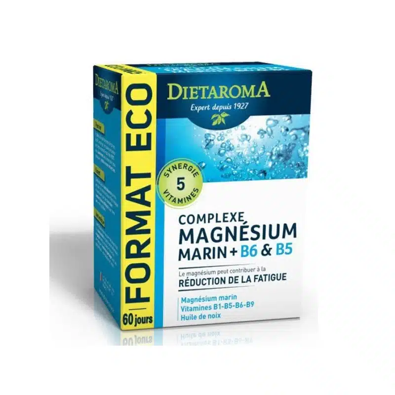 DIETAROMA MAGNÉSIUM MARIN + B6 + B5 120 CAPSULES