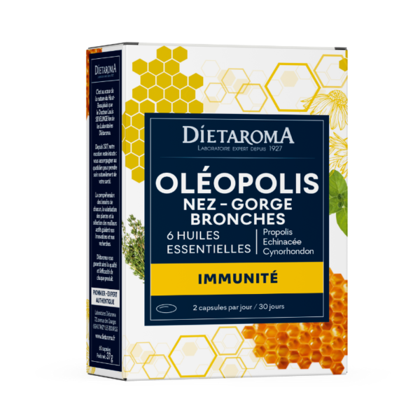 DIETAROMA Oléopolis nez - gorge - bronches 60 capsules