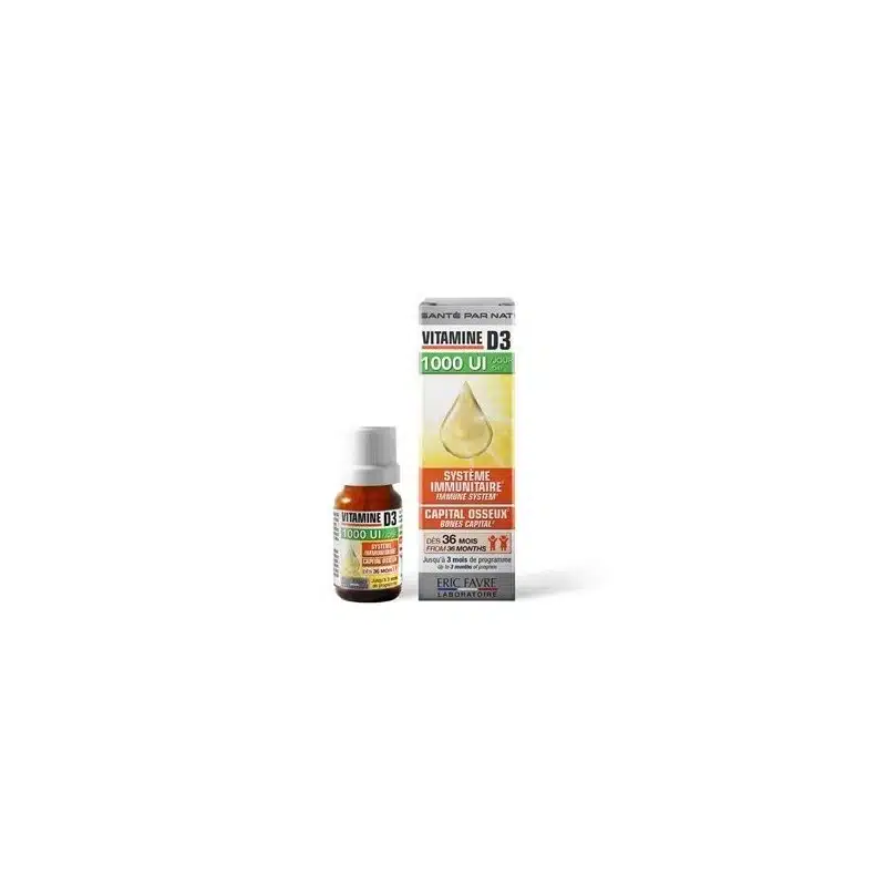 ERIC FAVRE VITAMINE D3 GOUTTES 20 ML