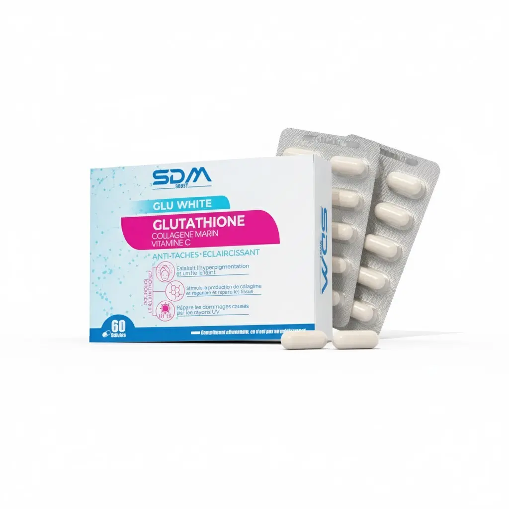 SDM BOOST GLU WHITE GLUTATHIONE 60 GÉLULES