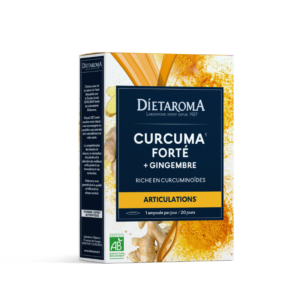 DIETAROMA CURCUMA+ GINGEMBRE BIO 20 ampoules