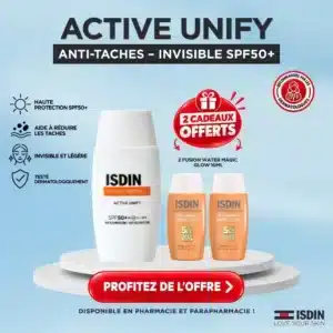 ISDIN FotoUltra 100 Active Unify SPF50+ 50 ml + 2 Fusion Water MAGIC Glow 10 ml Offerts