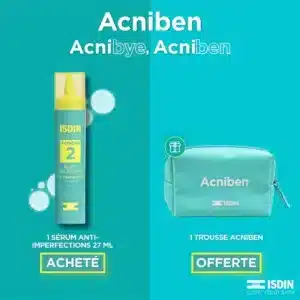 ISDIN Acniben Concentré Nuit Anti-Imperfections 27 ml + Trousse Acniben Offerte