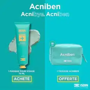 ISDIN Acniben Masque Visage Purifiant 75 ml + Trousse Acniben Offerte