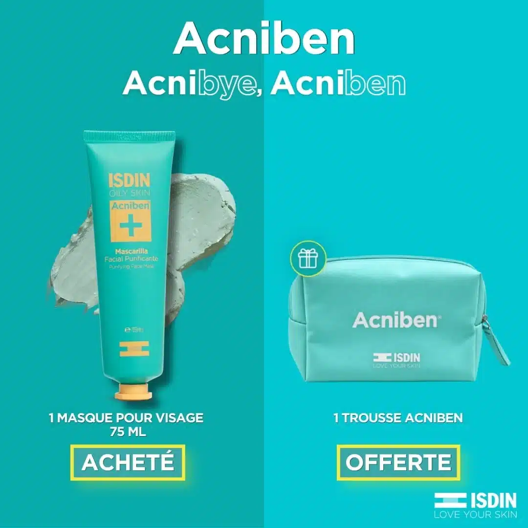 ISDIN Acniben Masque Visage Purifiant 75 ml + Trousse Acniben Offerte