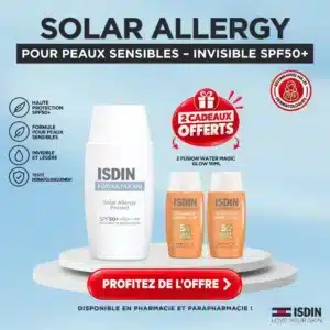 ISDIN FotoUltra 100 Solar Allergy Protect SPF50+ 50 ml + 2 Fusion Water MAGIC Glow 10 ml Offerts