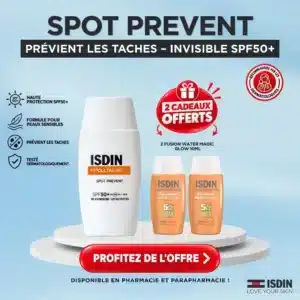 ISDIN FotoUltra 100 Spot Prevent SPF50+ 50 ml + 2 Fusion Water MAGIC Glow 10 ml Offerts
