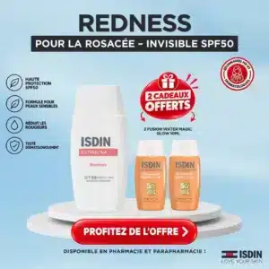 ISDIN FotoUltra Redness SPF50 50 ml + 2 Fusion Water MAGIC Glow 10 ml Offerts