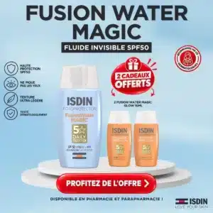 ISDIN Fusion Water MAGIC SPF50 50 ml + 2 Fusion Water MAGIC Glow 10 ml Offerts